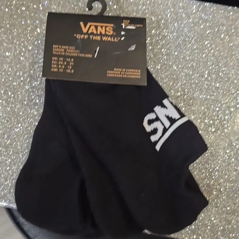 Vans 3-PK‎ Classic Kick Low-Cut Socks- Black